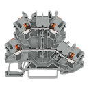 Doppelstockklemme 2202-2202 Push-in CAGE CLAMP 2,5...