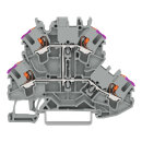 Doppelstockklemme 2202-2208 4-Leiter Push-in CAGE CLAMP...