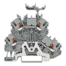 Doppelstockklemme 2202-2258 Push-in CAGE CLAMP 2,5...