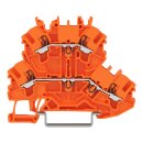 Doppelstockklemme 2200-2206 Push-in CAGE CLAMP 1 mm²...