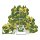 Dreistockklemme 2200-3207 Schutzleiterklemme 1 mm² Push-in grün-gelb