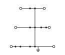 Dreistockklemme 2200-3237 Push-in CAGE CLAMP 1 mm² grün-gelb
