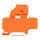 2-Leiter-Sicherungsklemme 2202-1912 2,5 mm² Push-in CAGE CLAMP orange