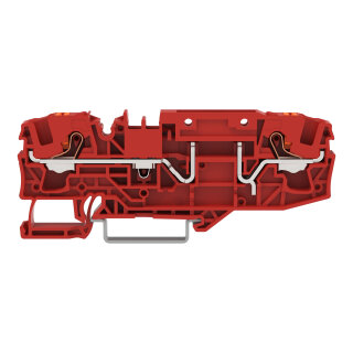 2-Leiter-Basisklemme 2206-1663 Push-in CAGE CLAMP 6 mm² rot