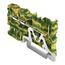 2-Leiter/1-Pin-PE-Basisklemme 2222-1307 2,5 mm²...