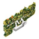 2-Leiter-PE-Basisklemme 2222-1407 2,5 mm²...