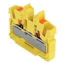 2-Leiter-Mini-Durchgangsklemme 2252-306 Push-in CAGE...