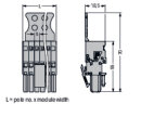 1-Leiter-Federleiste 769-104/143-000 CAGE CLAMP 4...