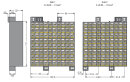 Rangierwabe 726-721 80-polig CAGE CLAMP Aufdruck 1-80