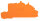 Abschluss- und Zwischenplatte 2203-7692 0,8 mm orange PA66