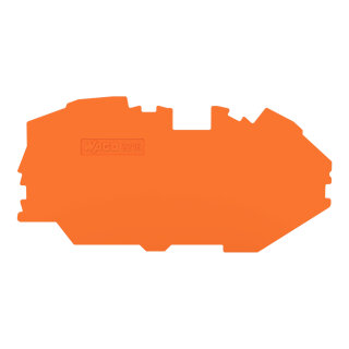 Abschluss- und Zwischenplatte 2216-7692 1 mm orange PA66