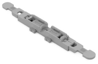 Befestigungsadapter mit Zugentlastung 221-2501 1-fach grau