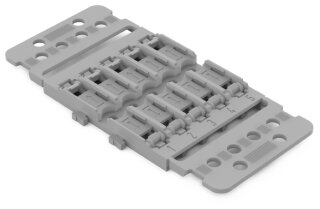 Befestigungsadapter mit Zugentlastung 221-2505 5-fach grau