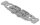 Befestigungsadapter mit Zugentlastung 221-2512 2-fach grau