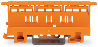 Befestigungsadapter 221-500 Serie 221 4 mm² Tragschiene orange