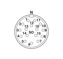M23 Kabelsteckverbinder CA-16S1N12T007 16-polig gewinkelt...