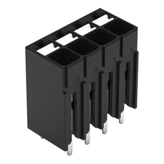 THR-Leiterplattenklemme 2086-1104 4-polig Push-in CAGE CLAMP 1,5 mm² schwarz