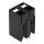 THR-Leiterplattenklemme 2086-3122 Push-in CAGE CLAMP 1,5 mm² 2-polig schwarz