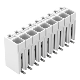 SMD-Leiterplattenklemme 2086-1109 9-polig 1,5 mm² Push-in CAGE CLAMP weiß