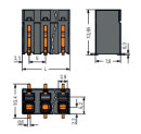 SMD-Leiterplattenklemme 2086-3106 6-polig 1,5 mm²...