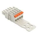 1-Leiter-Federleiste 2734-1104 Push-in CAGE CLAMP 4-polig...