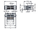 1-Leiter-Federleiste 231-105/124-000 CAGE CLAMP 2,5...