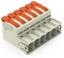 1-Leiter-Stiftleiste 832-1206 Push-in CAGE CLAMP 6-polig...