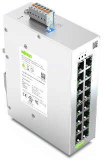 WAGO 852-1816 Lean-Managed-Switch 16 Ports 1000Base-T