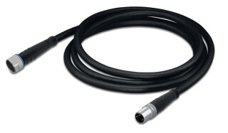 Sensor-Aktorleitung M8 4-polig 0,5 m axial Buchse Stecker