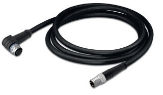 Sensor-Aktorleitung 756-6503/030-030 M12A-Buchse M8-Stecker 3 m