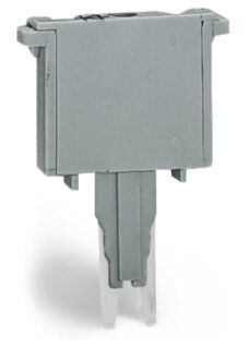 Bauelementestecker 280-801/281-940 2-polig 1K74 Widerstand grau