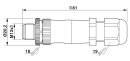 M12-Sensor-/Aktor-Stecker SACC-M12MS-5CON-PG9-M 5-polig...
