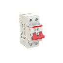ABB - 2CDE282001R0025 - E202/25R Trennschalter 2P,25A,Schaltgriff rot