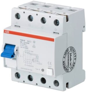 ABB - 2CSF204523R4950 - F204B-125/0,5L FI-Schutzschalter 4P allstromsens. 125A 500mA N links