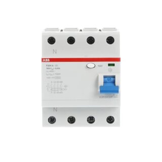ABB - 2CSF204123R1900 - F204A-100/0,03L FI-Schutzschalter 4P,Typ A,100A,30mA,N links