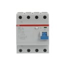 ABB - 2CSF204123R1900 - F204A-100/0,03L FI-Schutzschalter 4P,Typ A,100A,30mA,N links