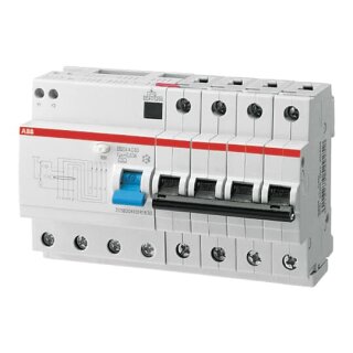 ABB - 2CSR254101R1507 - DS204A-K50/0,03 FI/LS-Kombination 6kA,4P,Typ A,K 50A,30mA