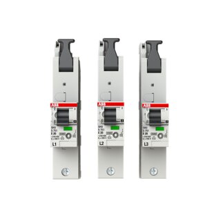 ABB - 2CDS781001R3202 - S751-E20 sel. Haupt-LS SHU E-Char.,25kA,20A,1P,Set L1,L2,L3
