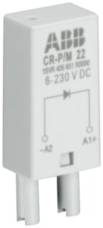 ABB - 1SVR405655R4100 - CR-P/M 62DV Steckmodul Varistor und LED grün, 24-60VAC/DC
