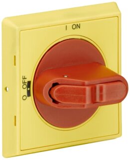 ABB - 1SAM201920R1002 - MSHD-LY Drehgriff, IP64, rot/gelb, 3fach abschließbar, überlistbare, 0-I