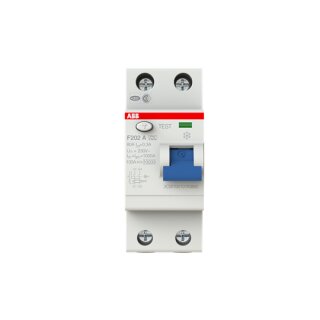 ABB - 2CSF202101R3800 - F202A-80/0,3 FI-Schutzschalter 2P,Typ A,80A,300mA