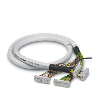 Systemkabel CABLE-2FLK24/2FLK24/DV 3,0 m IDC/FLK 2x24-polig geschirmt