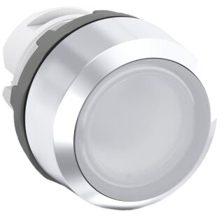 ABB - 1SFA611101R3108 - MP2-31C Leuchtdrucktaster-Vorsatz farblos, flach-verrastend, Frontring