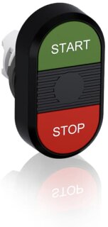 ABB - 1SFA611133R1106 - MPD4-11B Doppeldrucktaster Tasten - oben grün: START - unten