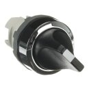 ABB - 1SFA611201R2006 - M2SS2-20B Wahlschalter-Vorsatz A-C schwarz, 2 Stellungen, kurzer Drehgriff