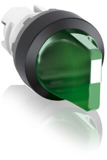 ABB - 1SFA611202R1102 - M2SS3-11G Leuchtwahlschalter-Vorsatz grün, 2 Stellungen, Rückzug von C