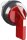 ABB - 1SFA611204R3101 - M2SS5-31R Leuchtwahlschalter-Vorsatz A-C rot, 2 Stellungen, langer Drehgriff
