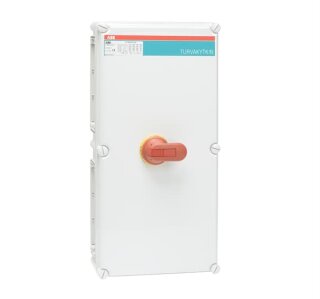ABB - 1SCA022278R1340 - OT200KFCC3A Sicherheitsschalter 3-polig 110 kW 400V m. rot-gelbem Griff