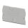 Abschlussdeckel D-ST 2,5 grau PA 48,6 mm