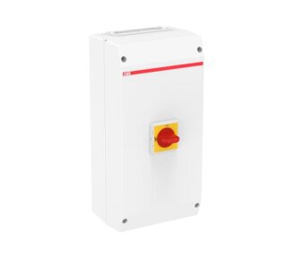 ABB - 1SCA022438R5220 - OTE75A4B EMV-Sicherheitsschalter 4-polig 37 kW 400V m. rot-gelbem Griff